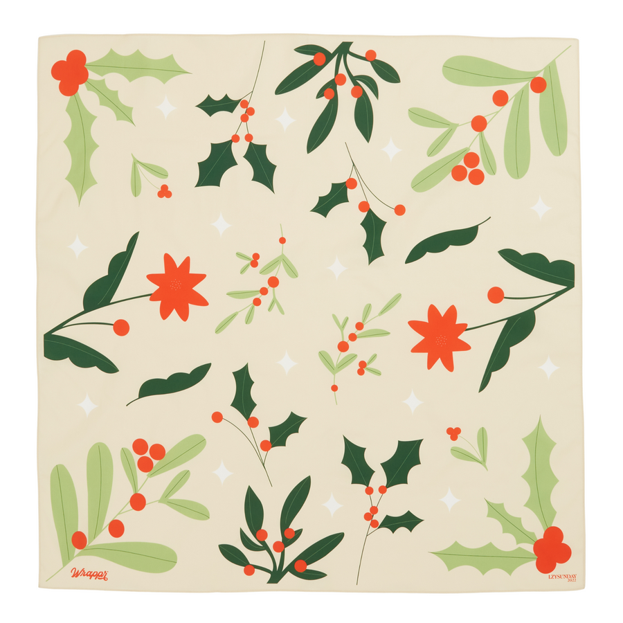 Gifts of Joy Bundle | 3 Furoshiki Wraps on Organic Cotton