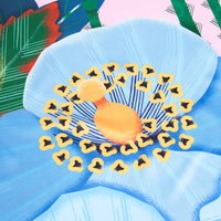 Sunday Morning | 50" Furoshiki Gift Wrap by Corina Plamada