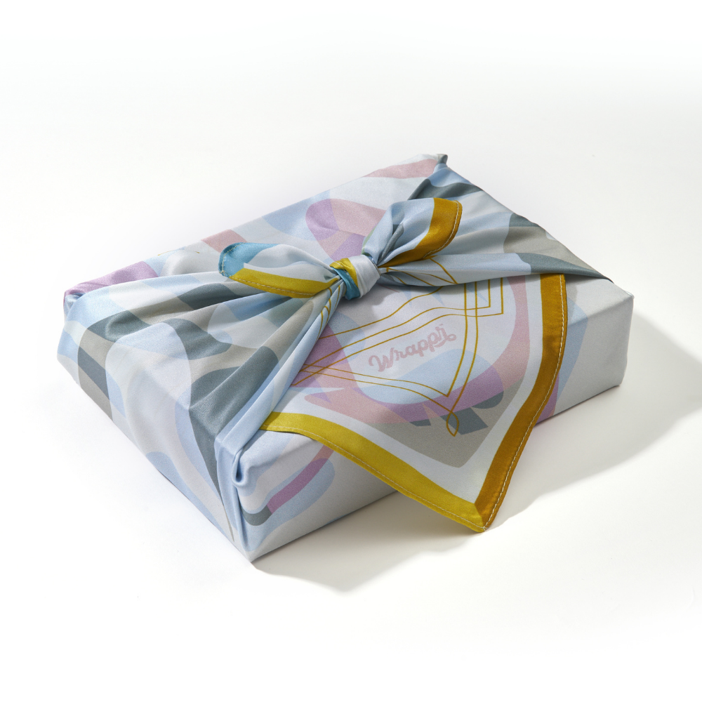 Every Minute | 18" Furoshiki Wrap by Essery Waller