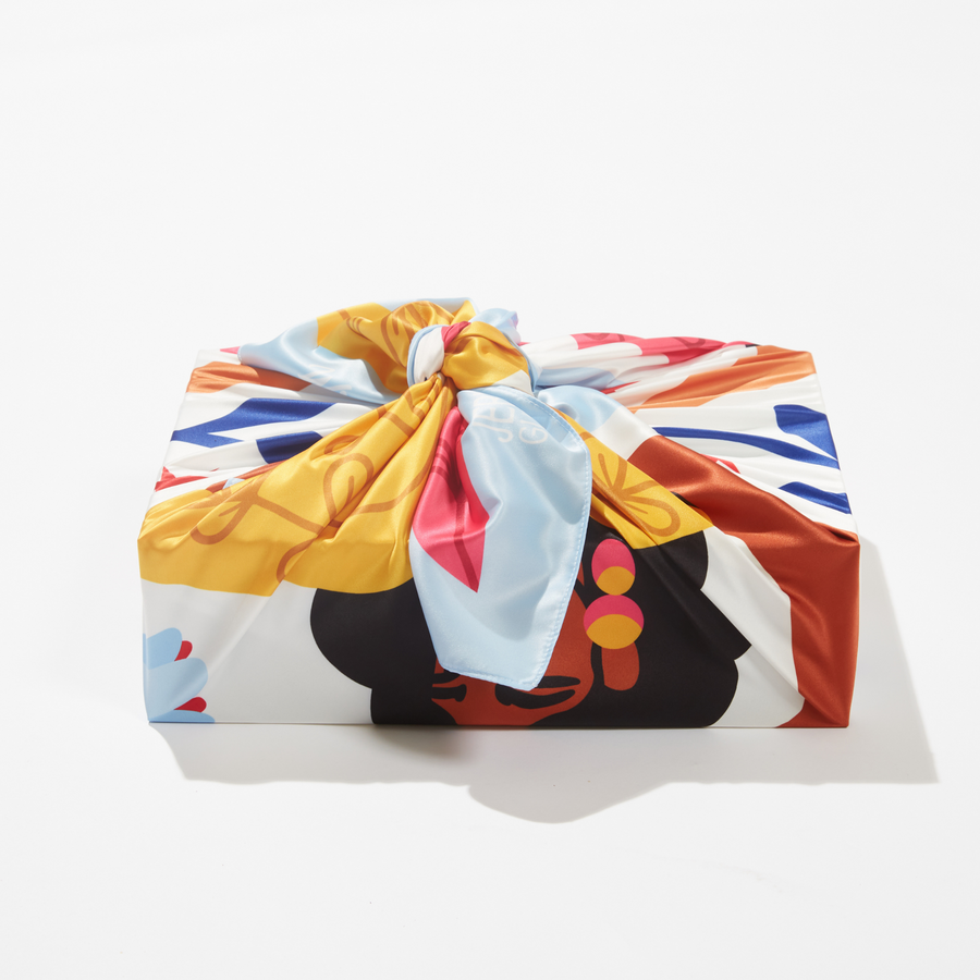 Refresh | 35" Furoshiki Gift Wrap by Jerilyn Guerrero