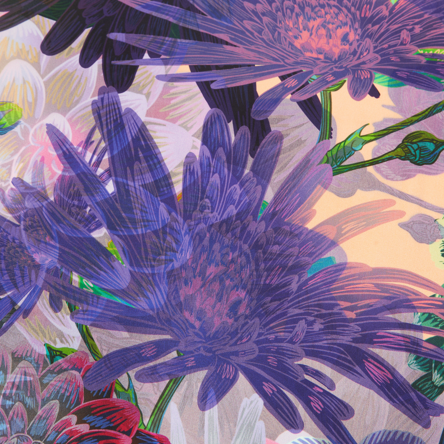 Lilac | 35" Double-Sided Furoshiki Gift Wrap by Adam Klassen