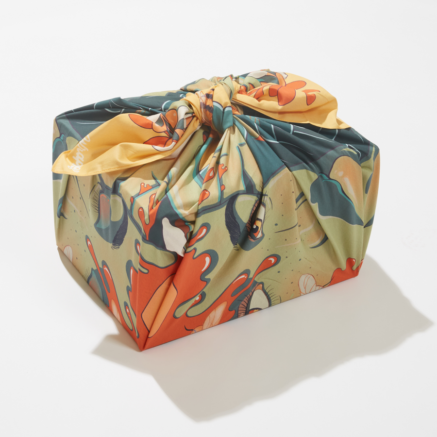 Queen Bee | 50" Furoshiki Gift Wrap by David Camisa