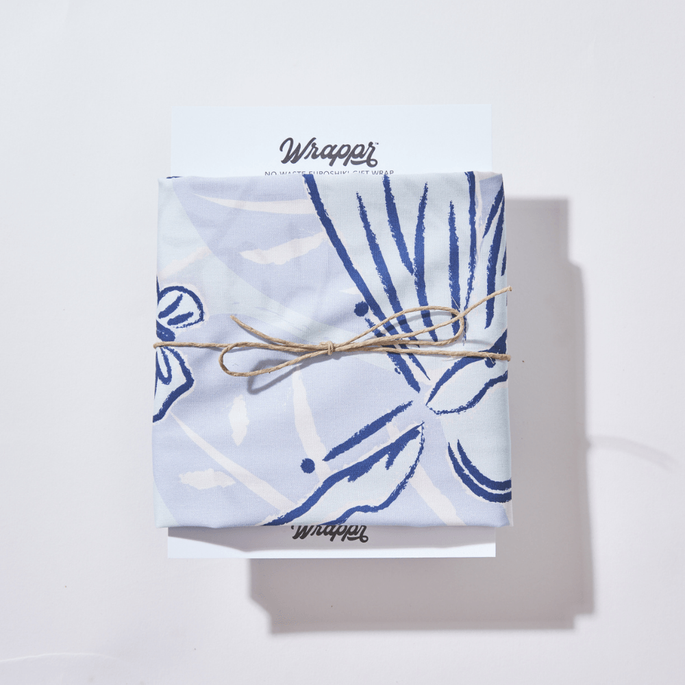 Blue Skies Ahead | Large Cotton Furoshiki Wrap - Wrappr