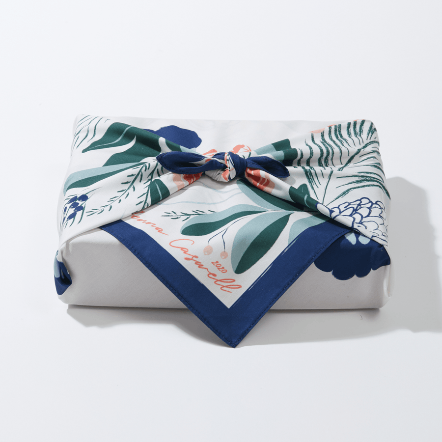 Evergreen | 18" Furoshiki Wrap by Jenna Caswell - Wrappr