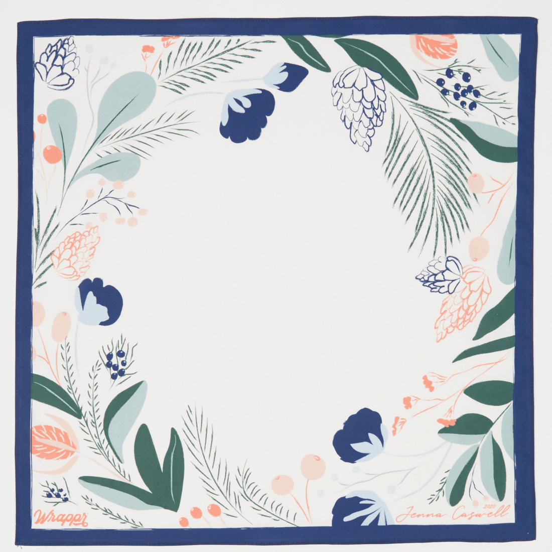 Evergreen | 18" Furoshiki Wrap by Jenna Caswell - Wrappr