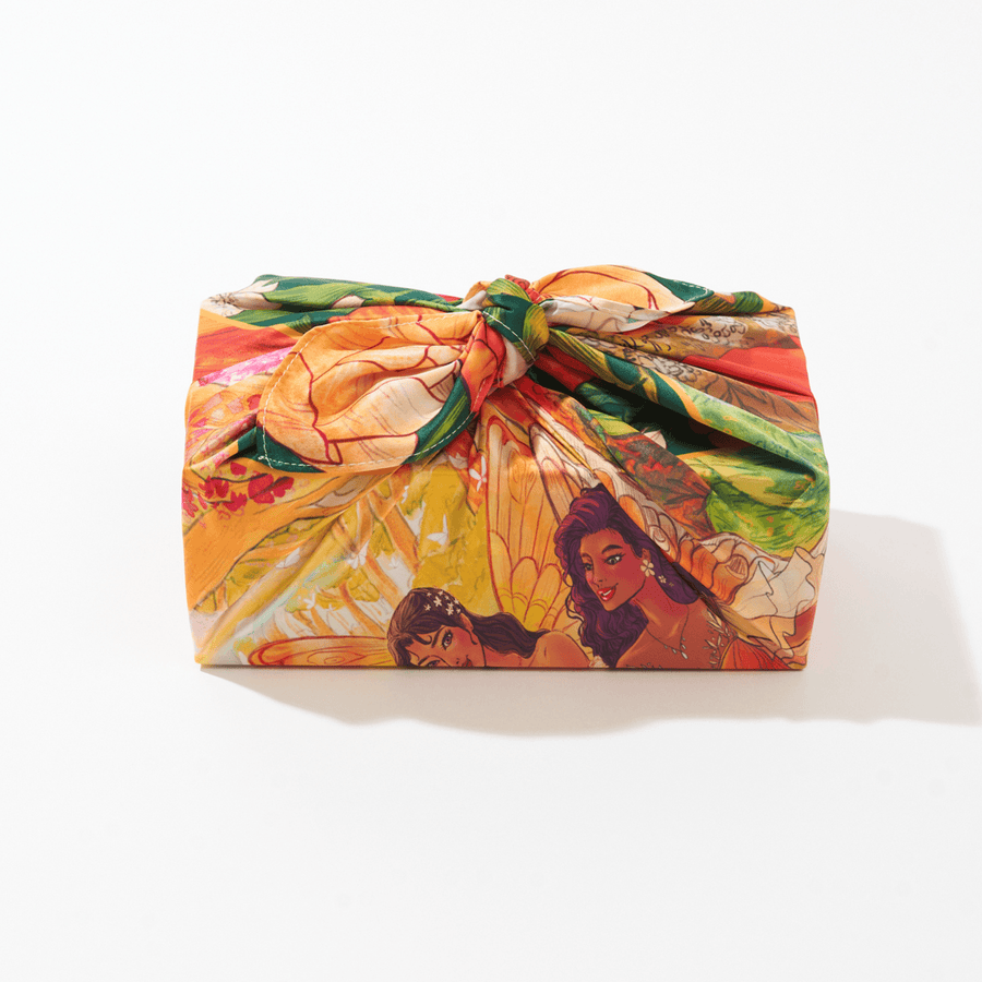 Fées | Emballage cadeau Furoshiki 18" par Noelle Anne Navarrete