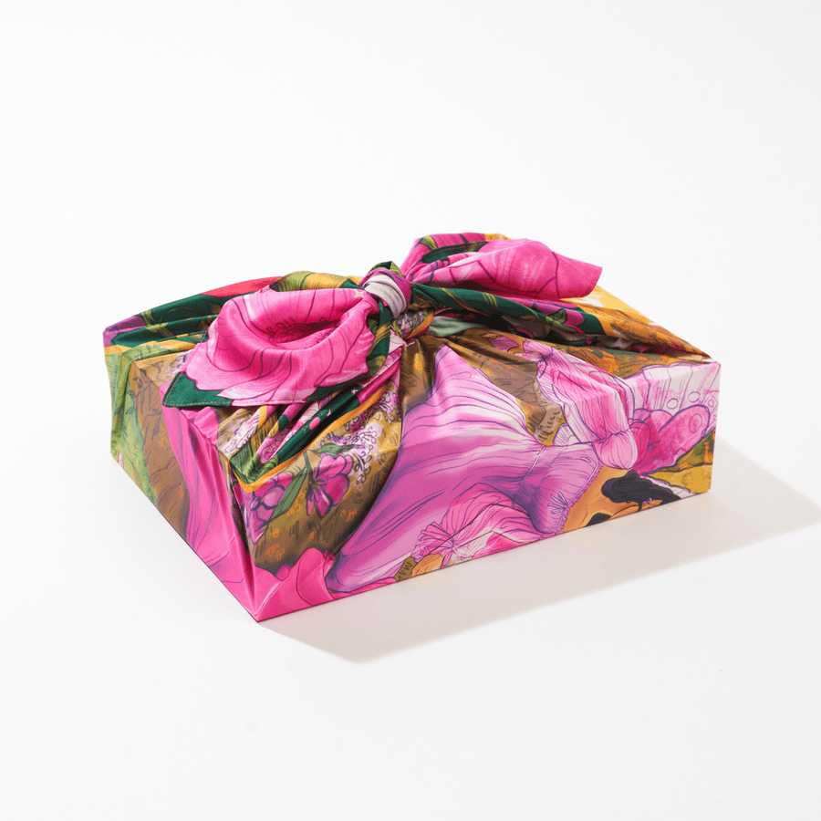 Folklore | 35" Furoshiki Gift Wrap by Noelle Anne Navarette - Wrappr