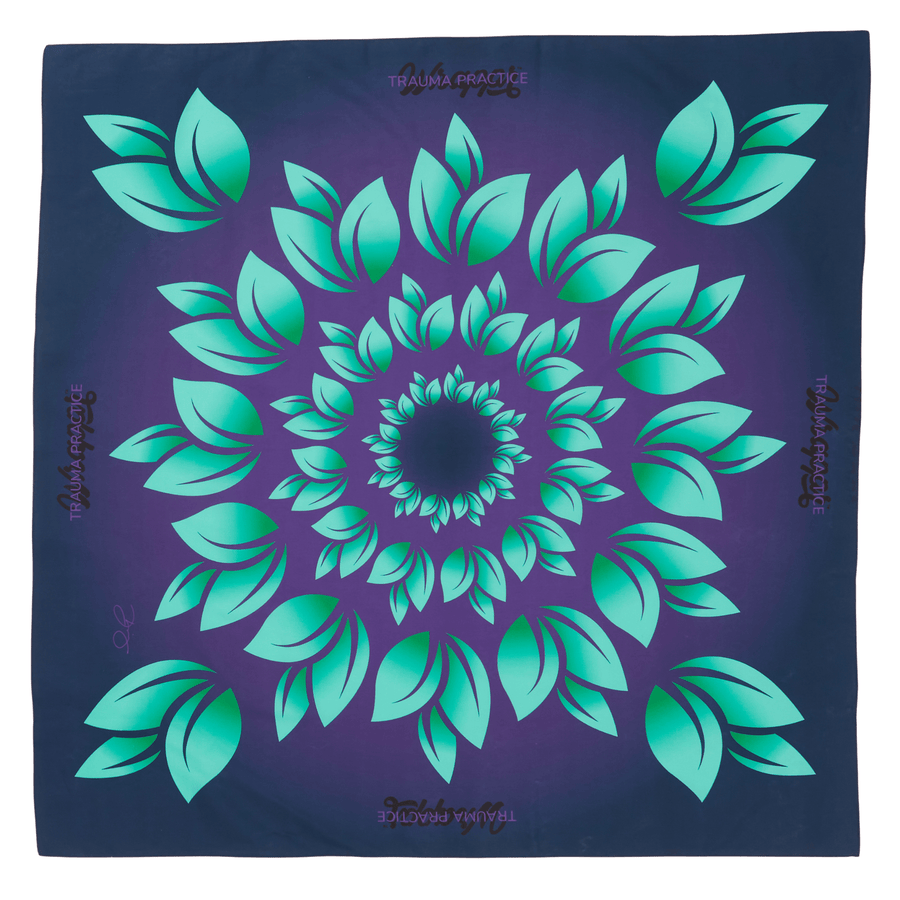 Gentle Heart | 35" Furoshiki Gift Wrap by Rawbie Thring - Wrappr