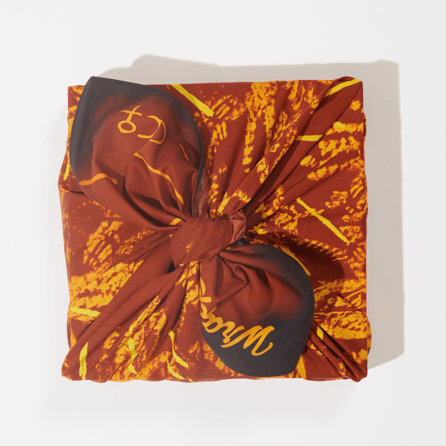 iskotew (fire) | 28" Furoshiki Gift Wrap by Half Moon Woman - Wrappr