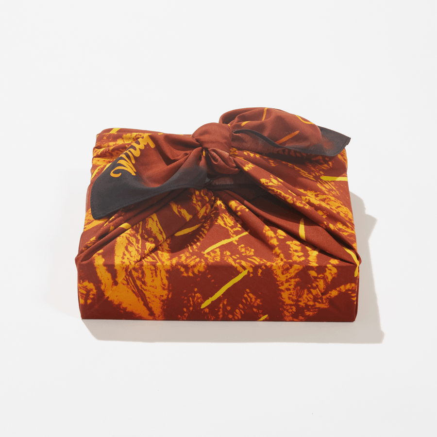 iskotew (fire) | 28" Furoshiki Gift Wrap by Half Moon Woman - Wrappr