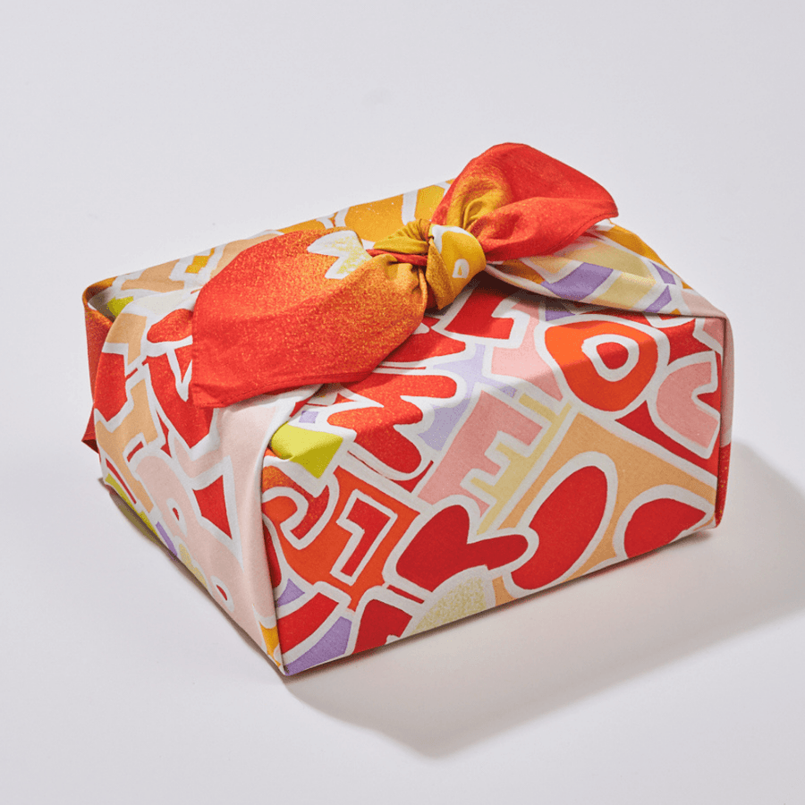 Juxtapose | Medium Cotton Furoshiki Wrap - Wrappr