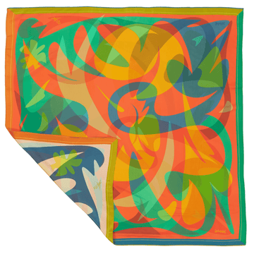 Patient Fire | 35" Furoshiki Gift Wrap by Essery Waller - Wrappr