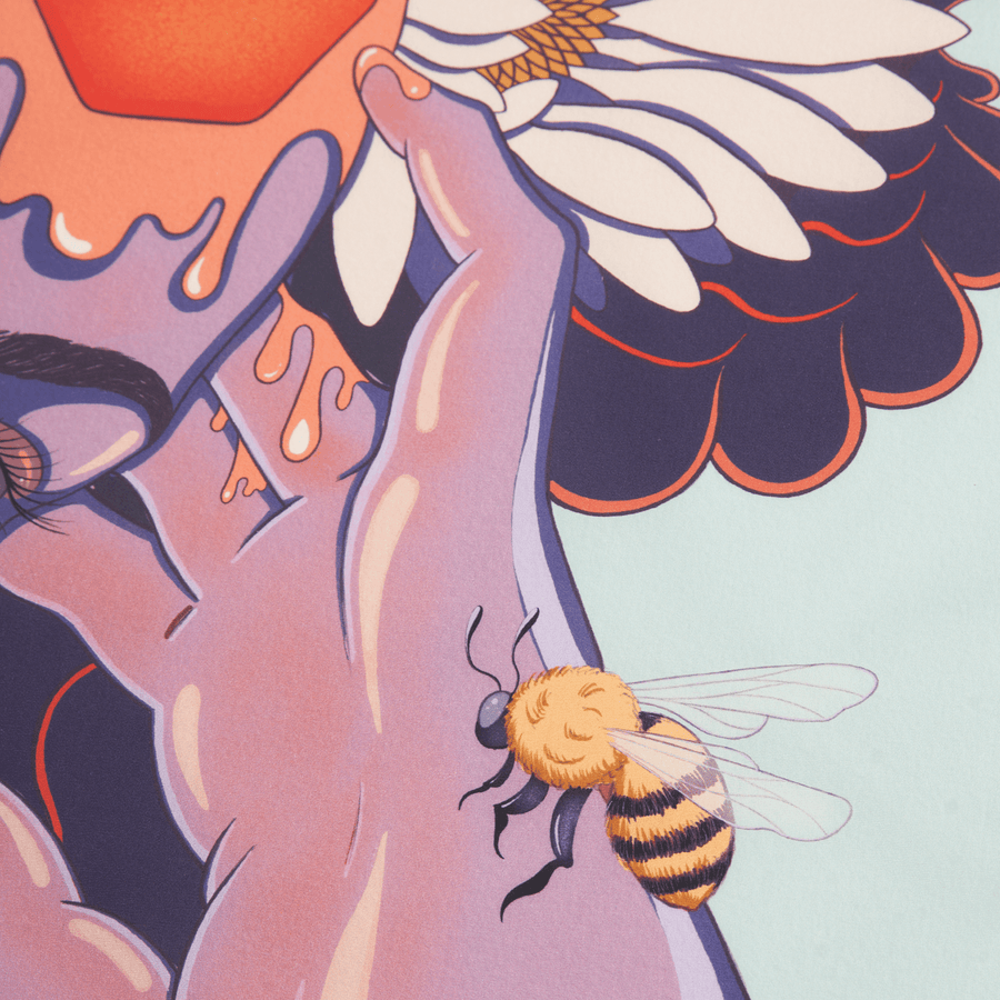 Pollinate Me | 35" Furoshiki Gift Wrap by David Camisa - Wrappr