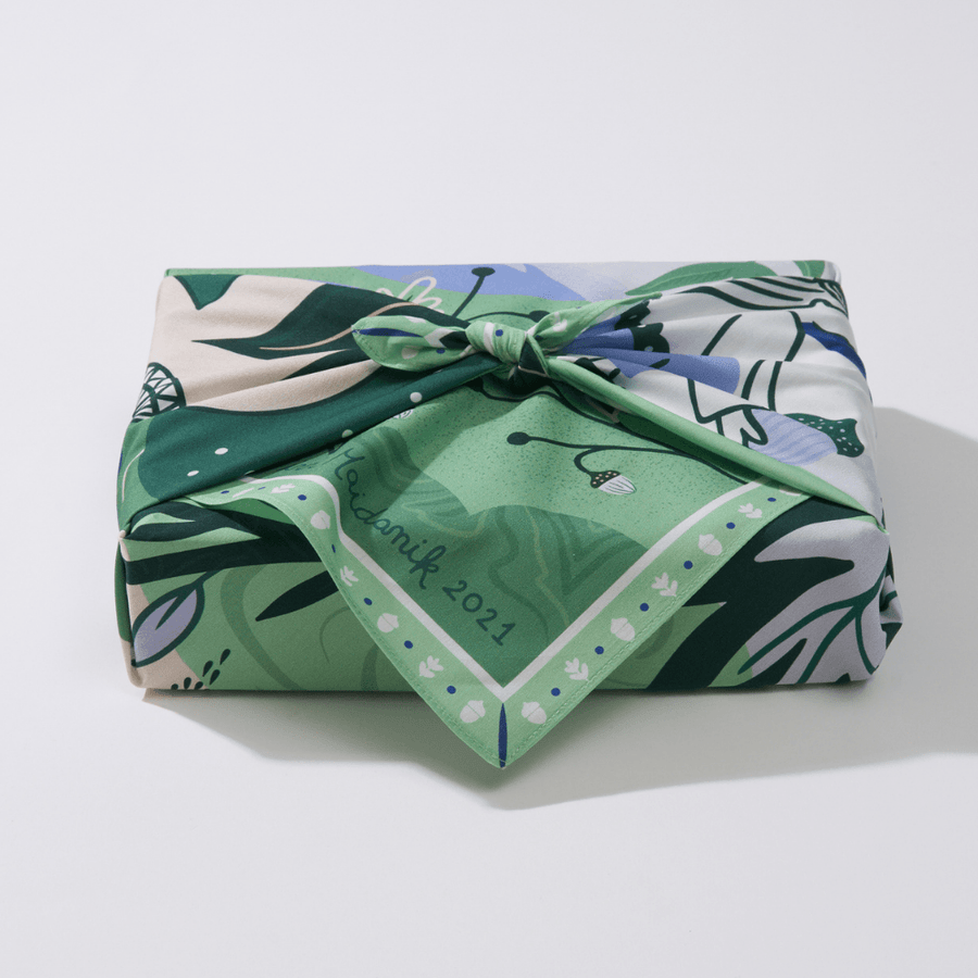 Sage Path | 18" Furoshiki Wrap by Vivi Maidanik - Wrappr