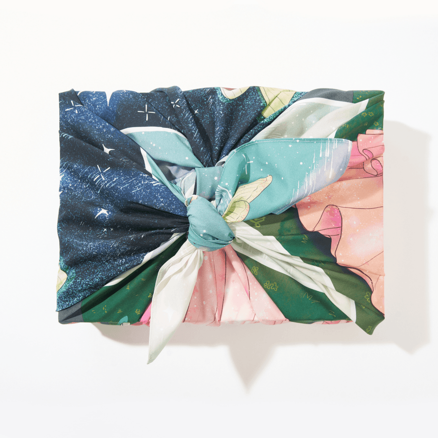 Magie des étoiles | Emballage cadeau Furoshiki 35" par Noelle Anne Navarrete