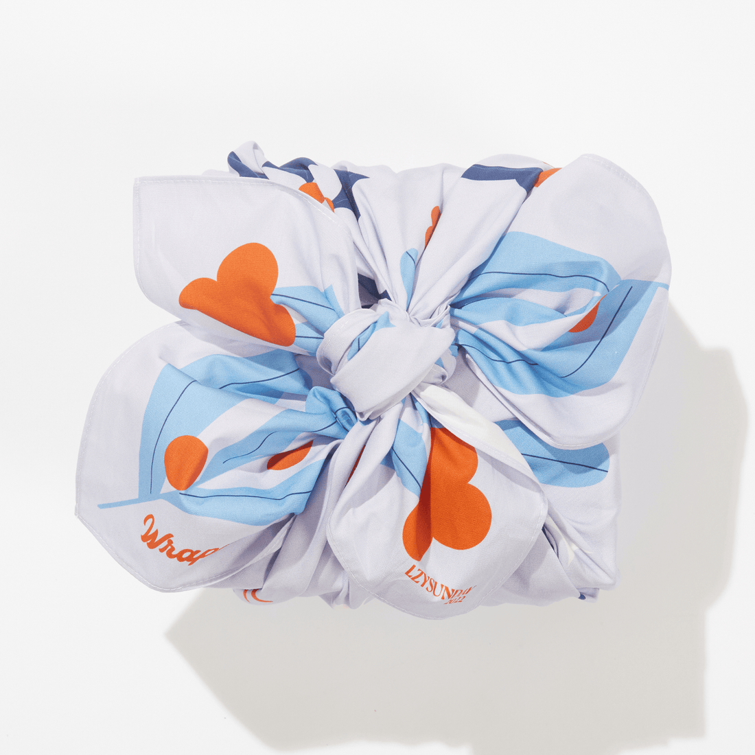 Wrapped in Love | 28" Furoshiki Gift Wrap by Lzy Sunday - Wrappr